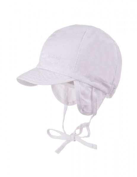 Guttelue med brem hvit