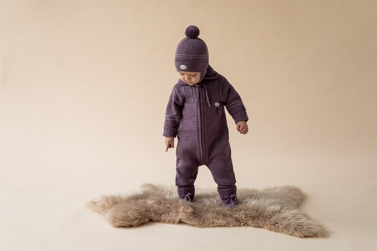 Lillelam sparkedress classic - Plomme