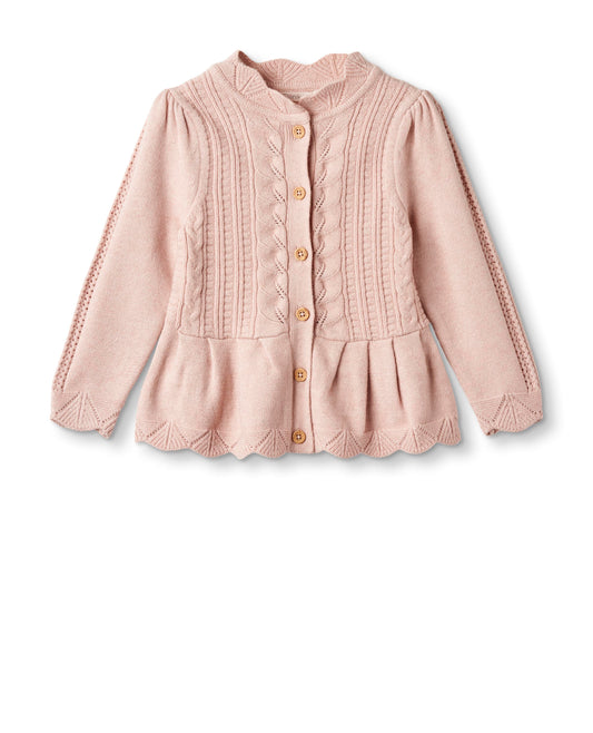 Fliink Alilly cardigan -Peach whip