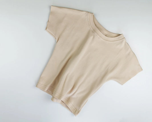 Basic t-skjorte - Beige