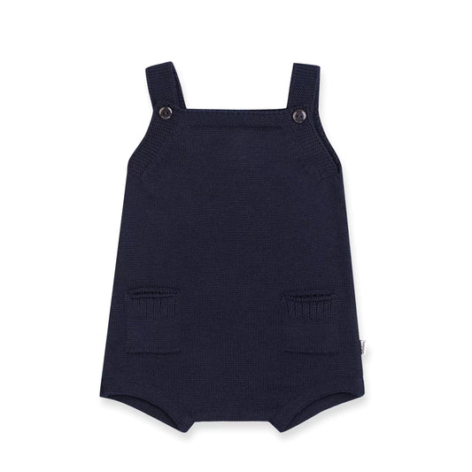 Lillelam romper m/lommer - Marine